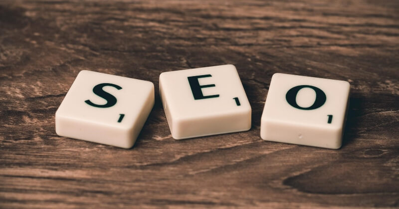 S-E-O acronym for search engine optimization.